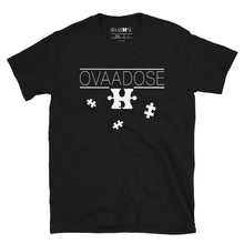 Load image into Gallery viewer, &quot;OVAADOSE LOGO&quot; TEE (WHITE ON BLACK)
