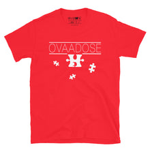 Load image into Gallery viewer, &quot;OVAADOSE LOGO&quot; TEE (WHITE ON RED)
