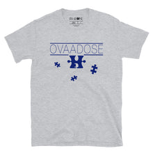 Load image into Gallery viewer, &quot;OVAADOSE LOGO&quot; TEE (NAVY ON GREY)
