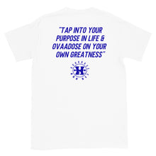 Load image into Gallery viewer, &quot;OVAADOSE LOGO&quot; TEE (ROYAL ON WHITE)
