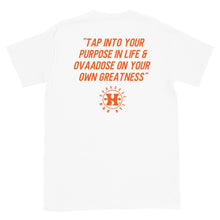 Load image into Gallery viewer, &quot;OVAADOSE LOGO&quot; TEE (ORANGE ON WHITE)
