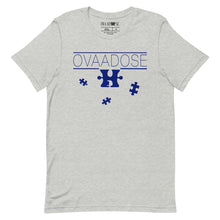 Load image into Gallery viewer, &quot;OVAADOSE LOGO&quot; TEE (NAVY ON GREY)
