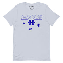 Load image into Gallery viewer, &quot;OVAADOSE LOGO&quot; TEE (ROYAL ON LIGHT BLUE)
