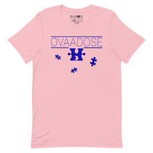 Load image into Gallery viewer, &quot;OVAADOSE LOGO&quot; TEE (ROYAL ON PINK)
