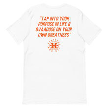 Load image into Gallery viewer, &quot;OVAADOSE LOGO&quot; TEE (ORANGE ON WHITE)
