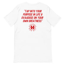 Load image into Gallery viewer, &quot;OVAADOSE LOGO&quot; TEE (RED ON WHITE)
